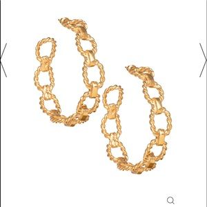 Christie Nicolaides “Catena” Gold Hoops